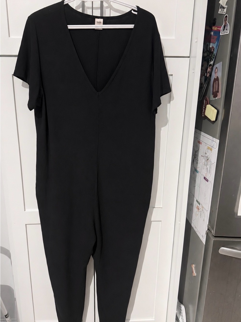 Smash + Tess Black V-Neck Jumpsuit
